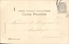 VINTAGE POSTCARD Pastoral Loves Fantasy Woman