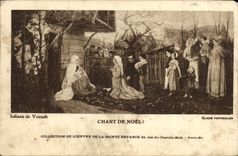 VINTAGE POSTCARD Christmas carol Collection Juliaan de Vrendt