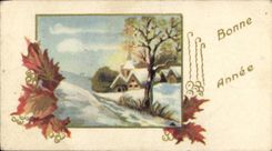 CPA Fantaisie Bonne annee
