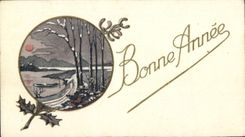 CPA Fantaisie Bonne annee