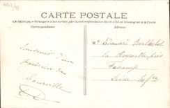 VINTAGE POSTCARD Paris Parks Holy Lazare the Court of Le Havre