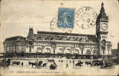 CPA Paris La Gare de Lyon