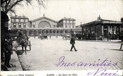CPA Paris La Gare de L'Est