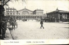 CPA Paris La Gare de L'Est
