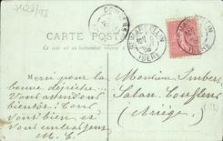 VINTAGE POSTCARD Dauphine Great Narrow parts