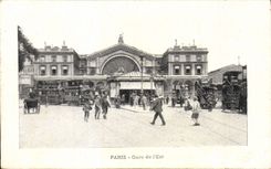 CPA Paris Gare de l'Est Autobus