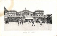 CPA Paris Gare de l'Est Autobus