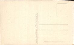 VINTAGE POSTCARD Paris Murals of the Pantheon Laurens Dead of Sainte Genevieve