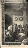 CPA Paris Peintures murales du Pantheon Laurens Mort de Sainte Genevieve