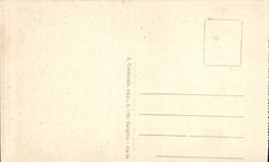 VINTAGE POSTCARD Murals of the Pantheon Puvis De Chavannes pastoral Life of Sainte Genevieve