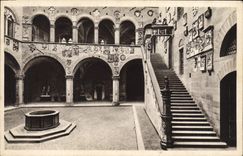 Del Podesta de Firenze Cortile E Scala Del Palazzo de la POSTAL de la VENDIMIA