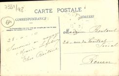 VINTAGE POSTCARD Pau Seen On the Slopes