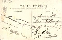 VINTAGE POSTCARD Between Two Fires Women Folklore