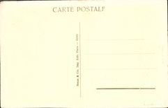 VINTAGE POSTCARD Holy Family Perugin Museum of Louvre Paris