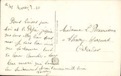 VINTAGE POSTCARD the Recognition Of the King has Chinon the life of Jeanne of arc