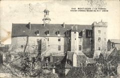 VINTAGE POSTCARD Montlucon the Castle Old feudal Castle