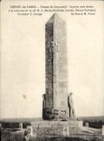 VINTAGE POSTCARD Way of the Ladies Superb Plate of Craonnelle Stele raised with the memory of the 36eme DI Militaria