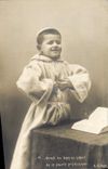 CPA Fantaisie Enfant Moine