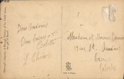 Caza de la POSTAL de la VENDIMIA pequeña de Entant Jesús Lisieux