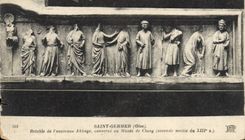 La POSTAL de la VENDIMIA santa germinar vuelve a presentar de la abadía vieja del museo de Cluny