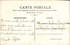 CPA Fantaisie Fleurs Bonne Heureuse Annee