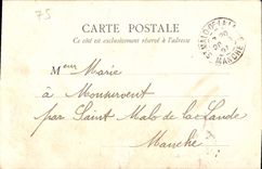 VINTAGE POSTCARD Paris the Bois de Boulogne In Fall Pond With the Hinds