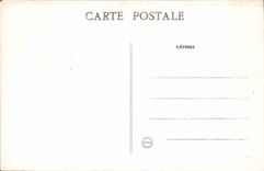 VINTAGE POSTCARD Palate De Fontainebleau Room To be slept Of the Black and white Pope VII