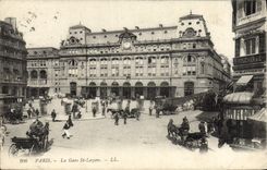 CPA Paris La Gare St Lazare