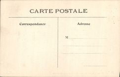 POSTAL París de la VENDIMIA la lumbrera vista de la corte interior