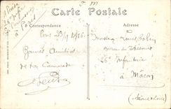 Panorama de la POSTAL de la VENDIMIA de la lumbrera de París el jardín y Champs Elysées