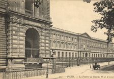 POSTAL París de la VENDIMIA la ventana de Charles IX y de la lumbrera