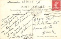 VINTAGE POSTCARD Paris Panorama Of Louvre Gardens Of the Carousel