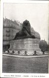 CPA Paris Le Lion De Belfort
