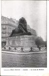 CPA Paris Le Lion De Belfort