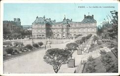 CPA Paris Le Jardin Du Luxembourg