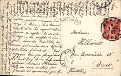 VINTAGE POSTCARD Paris Guns Of the Invalids Guns Eiffel Tower