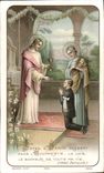 Image pieuse Communion Eglise Saint Saturnin Tours 3 juin 1920 Jean Prieur