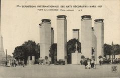 CPA Exposition internationale Des Arts Decoratifs Paris 1925 Porte de la Concorde