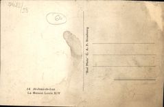 MODERN CARD St Jean De Luz the House Louis XIV