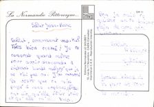 MODERN CARD Picturesque Normandy Boats