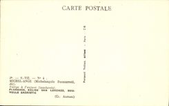 Sacristía de San Lorenzo de la iglesia de Florencia del ángel de Miguel de la POSTAL de la VENDIMIA nueva