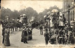 VINTAGE POSTCARD Paris Depart For the Races Places Harmony