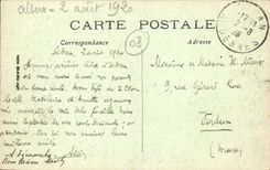 Silla de manos de la POSTAL de la VENDIMIA vista en la Mosa