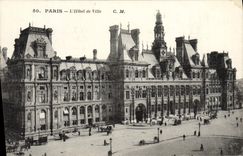 CPA Paris L'Hotel De Ville