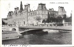 CPA Paris L'Hotel De Ville