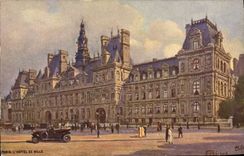 CPA Paris L'Hotel De Ville