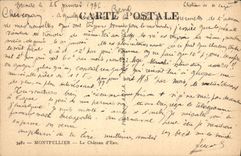 CPA Montpellier Le Chateau D'Eau