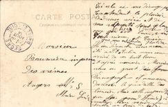 VINTAGE POSTCARD Fantasy Woman the Lesson Of Painting