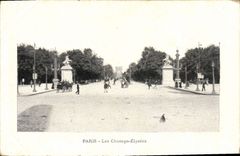 CPA Paris Les Champs Elysees Arc de Triomphe