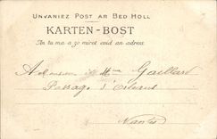 VINTAGE POSTCARD Young Breton Child Folklore